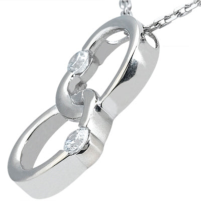 Round Diamond Circle Pendant (Total Diamond Weight 0.30ct, Quality GH-VS)