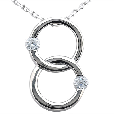 Round Diamond Circle Pendant (Total Diamond Weight 0.30ct, Quality GH-VS)