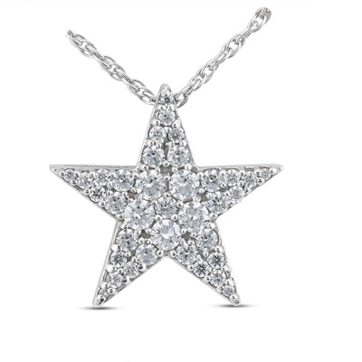 Round Diamond Fancy Pendant (Total Diamond Weight 0.70ct, Quality GH-VS)