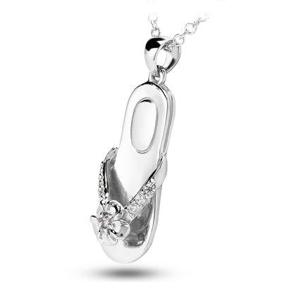 Round Diamond Fancy Pendant (Total Diamond Weight 0.12ct, Quality GH-VS)