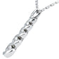 Round Diamond Journey Pendant (Total Diamond Weight 0.50ct, Quality GH-VS)