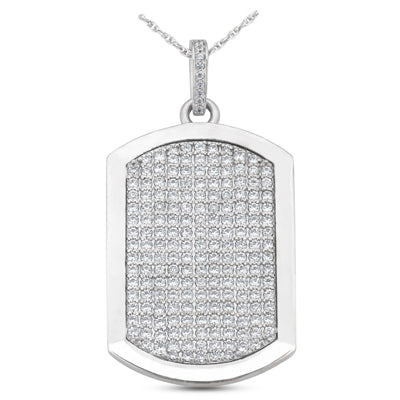 Round Diamond Fancy Pendant (Total Diamond Weight 3.82ct, Quality GH-VS)