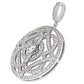 Round Diamond Circle Pendant (Total Diamond Weight 0.96ct, Quality GH-VS)