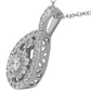 Round Diamond Fancy Pendant (Total Diamond Weight 1.05ct, Quality GH-VS)
