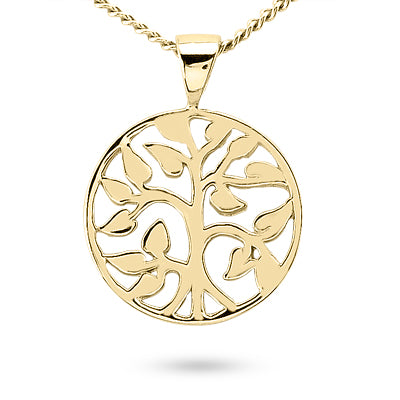 Gold Circle Pendant