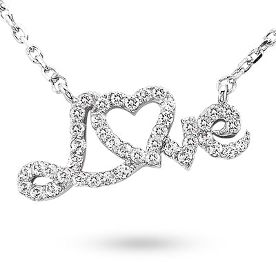 Round Diamond Fancy Pendant (Total Diamond Weight 0.43ct, Quality GH-VS)