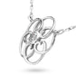 Round Diamond Fancy Pendant (Total Diamond Weight 0.10ct, Quality GH-VS)