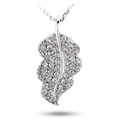 Round Diamond Fancy Pendant (Total Diamond Weight 0.46ct, Quality GH-VS)