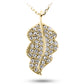 Round Diamond Fancy Pendant (Total Diamond Weight 0.46ct, Quality GH-VS)