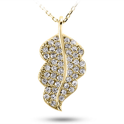 Round Diamond Fancy Pendant (Total Diamond Weight 0.46ct, Quality GH-VS)