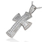 Round Diamond Cross Pendant (Total Diamond Weight 1.11ct, Quality GH-VS)