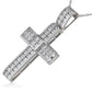 Round Diamond Cross Pendant (Total Diamond Weight 1.32ct, Quality GH-VS)