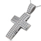 Round Diamond Cross Pendant (Total Diamond Weight 2.40ct, Quality GH-VS)