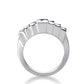 Straight Baguette Diamond Wedding Band (Total Diamond Weight 1.62ct, Quality GH-VS)