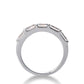 Straight Baguette Diamond Wedding Band (Total Diamond Weight 1.25ct, Quality GH-VS)