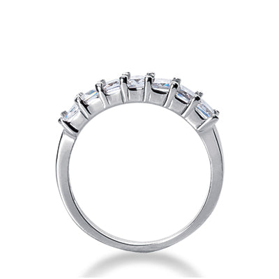 Emerald Cut Diamond Wedding Band (Total Diamond Weight 1.75ct, Quality GH-VS)