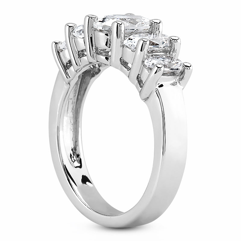 Oval Diamond Wedding Band (Total Diamond Weight 1.05ct, Quality GH-VS)