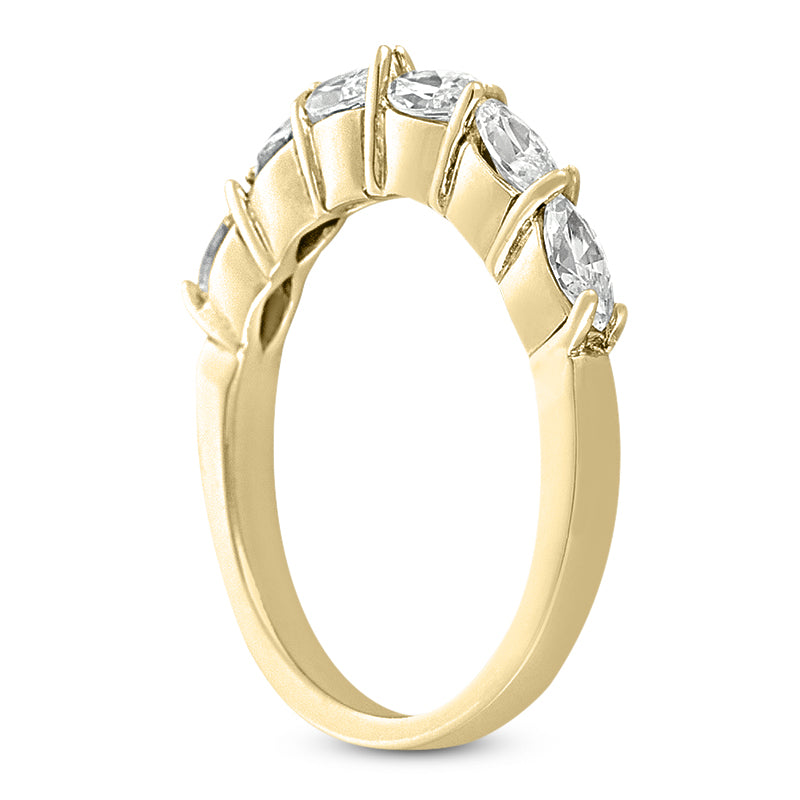 Marquise Diamond Wedding Band (Total Diamond Weight 0.84ct, Quality GH-VS)
