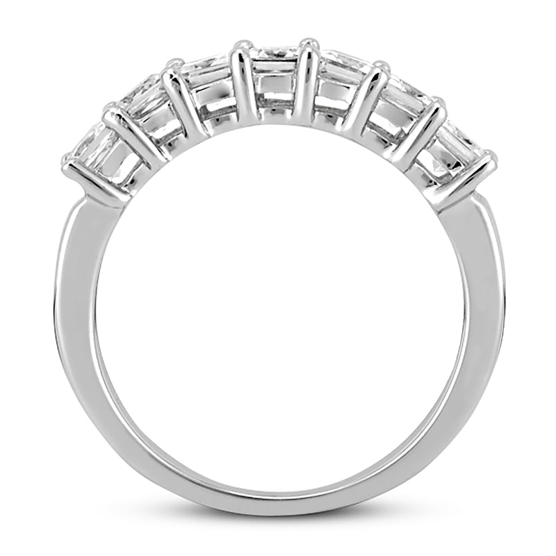 Emerald Cut Diamond Wedding Band (Total Diamond Weight 1.75ct, Quality GH-VS)