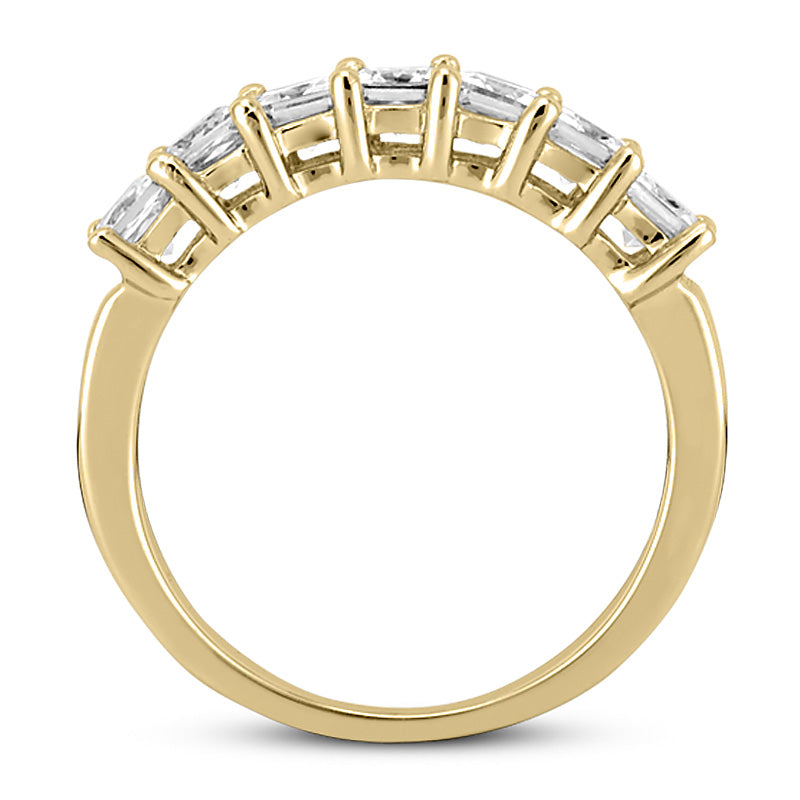 Emerald Cut Diamond Wedding Band (Total Diamond Weight 1.75ct, Quality GH-VS)