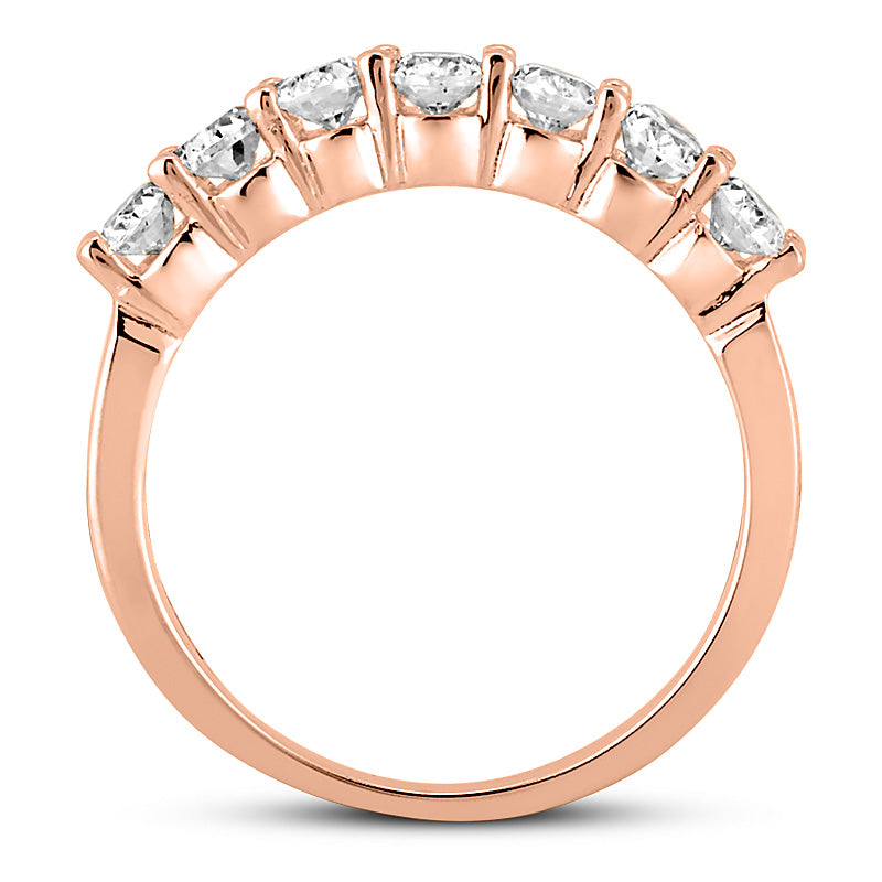 Oval Diamond Wedding Band (Total Diamond Weight 1.40ct, Quality GH-VS)