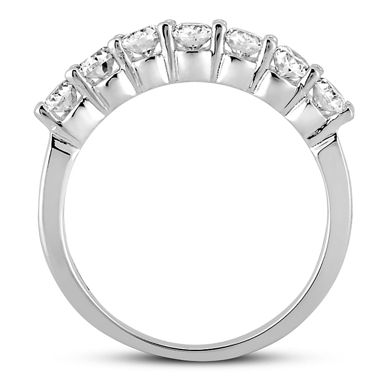 Oval Diamond Wedding Band (Total Diamond Weight 1.40ct, Quality GH-VS)