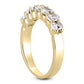 Oval Diamond Wedding Band (Total Diamond Weight 1.40ct, Quality GH-VS)