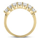 Oval Diamond Wedding Band (Total Diamond Weight 1.40ct, Quality GH-VS)