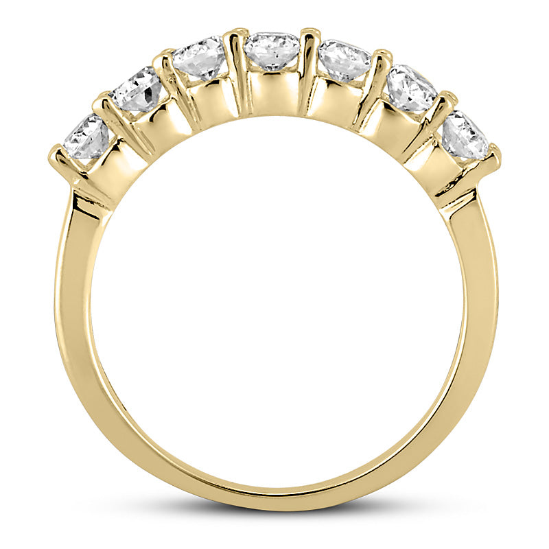 Oval Diamond Wedding Band (Total Diamond Weight 1.40ct, Quality GH-VS)