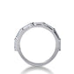 Straight Baguette Diamond Wedding Band (Total Diamond Weight 0.94ct, Quality GH-VS)