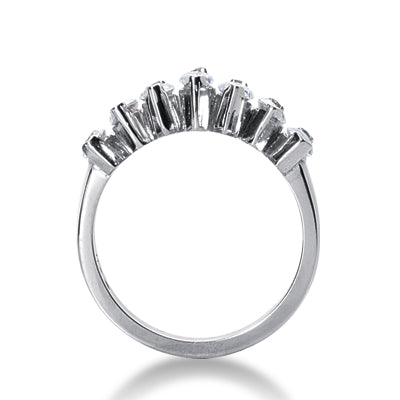 Marquise Diamond Wedding Band (Total Diamond Weight 1.40ct, Quality GH-VS)