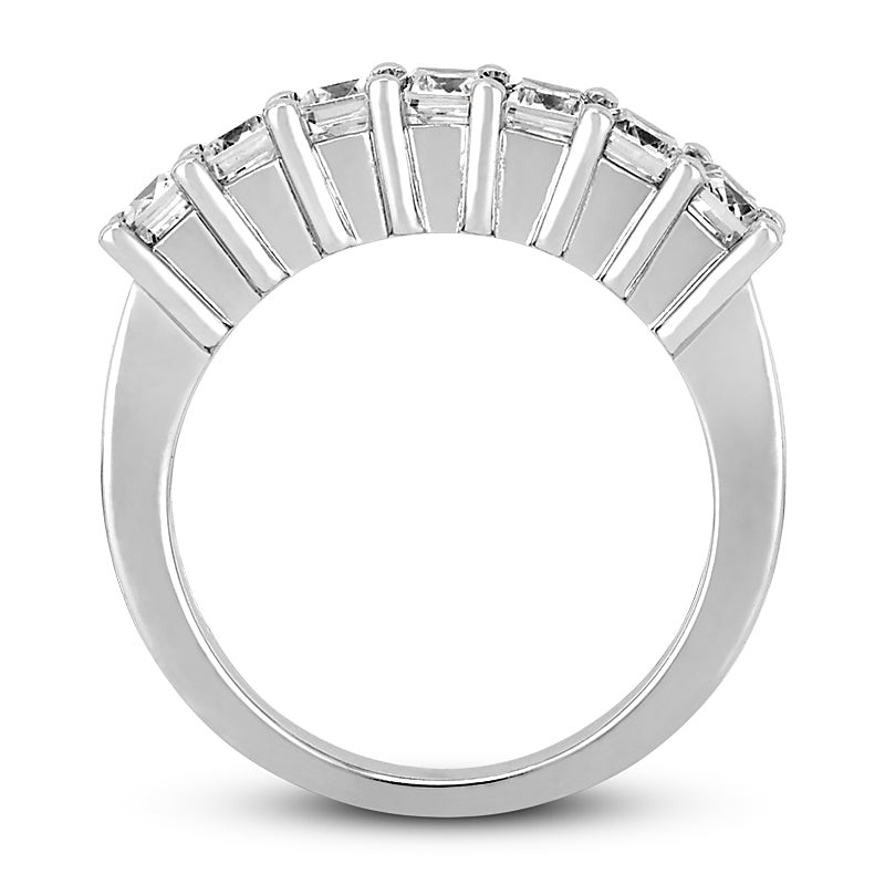 Straight Baguette Diamond Wedding Band (Total Diamond Weight 0.84ct, Quality GH-VS)