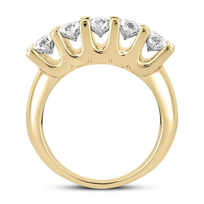 Oval Diamond Wedding Band (Total Diamond Weight 1.25ct, Quality GH-VS)